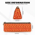 thumbnail image 2 of Rocae A Big Hot Dog for Leather Pencil Case - Zippered Pen Case Stationery Bag Zipper Pouch Pencil Holder For Men Women Businessmen And Artists, 2 of 5