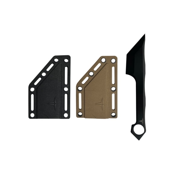 Takumitak Hammerhead Fixed Blade Knife, 2.75 in Blade , 3cr13, Black