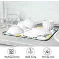 thumbnail image 7 of Dish Drying Mat for Kitchen Counter, Yellow Lemons Microfiber Kitchen Dish Mat Super Absorbent Dish Drainer Mat Heat-resistant Kitchen Counter Mat, 18x24 Inch, 7 of 7