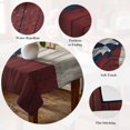 thumbnail image 5 of Vintage Star Country Table Cloth Waterproof Tablecloths, American Flag Blue Red Tablecloth Dining Table Cover for Kitchen Party Tabletop Outdoor, Rectangle Tablecloth 52x70 Inch, 5 of 9