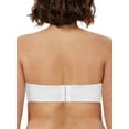 thumbnail image 3 of Deyllo Women Anti-Slip Strapless Bra Full Figure Bras Seamless Wireless Push Up Underwire White Bras Clothes Size 38C, 3 of 4