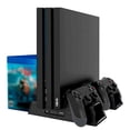 thumbnail image 1 of Base Enfriadora Compatible Con PS4 Normal Pro Slim Carga 2 Controles Con Soporte Para Cajas De Juegos VIMI, 1 of 8