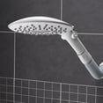 thumbnail image 2 of Waterpik RainFall White 2 settings Showerhead 1.8 gpm, 2 of 8