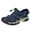 Blue_004, variant on Domuza Mens Leather Sports Sandals Closed Toe Outdoor Athletic Walking Casual Sandals Water Shoes Summer Lightweight Hiking Sandals Yellow 9.5 (EU-44)