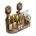 thumbnail image 3 of Lunxisen 2 Pcs Bathroom Suction Storage Box Strong Suction Cup Shower Caddy Hanging Shelf Heavy Duty Organizer for Shower Bathroom Organization, 3 of 8