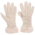 thumbnail image 1 of 1 par de guantes térmicos suaves para pantalla táctil, de felpa, para mujer, impermeables, resistentes al viento y con forro cómodo para actividades al aire libre en invierno, ciclismo y senderismo., 1 of 6