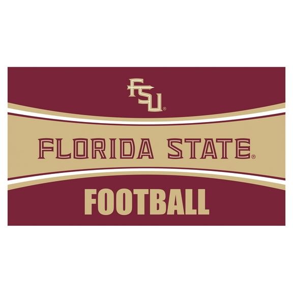 Florida State Seminoles 28" x 16" Football Trapper Door Mat