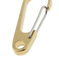 thumbnail image 3 of Clip de mosquetón para llavero de latón con orificio para los ojos, gancho de seguridad de liberación rápida y llavero 50mm Cola Clip de mosquetón de llavero, 3 of 7