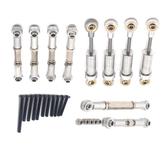 Durable Aluminum Alloy Suspension Upgrade Set for FMS Power WAGON FCX24 1/24 RC Car Adjustable Components