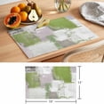 thumbnail image 6 of Sage Green Gray Block Placemats Set of 4 Abstract Art Place Mats Table Mats Kitchen Dining Home Outdoor Party Table Decoration, 6 of 9