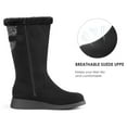 thumbnail image 2 of Dream Pairs Women's Winter Casual Snow Boots Wide Mid-Calf Fashion Warm Outdoor Boot DSB212 BLACK Size 9, 2 of 6