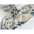 thumbnail image 3 of Floral Design Bed Runner Set, Vintage Watercolor Reduncles of Spring with Flowers Pattern Print, Decorative Bedding Scarf & a Pillow Sham for Hotels Homes, Twin, Eggshell Dark Lavender, by Ambesonne, 3 of 3