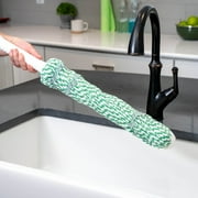 Libman Tornado Twist Mop with Cotton Blend Head and Steel Handle, Green & White, 55.5 Inch Length