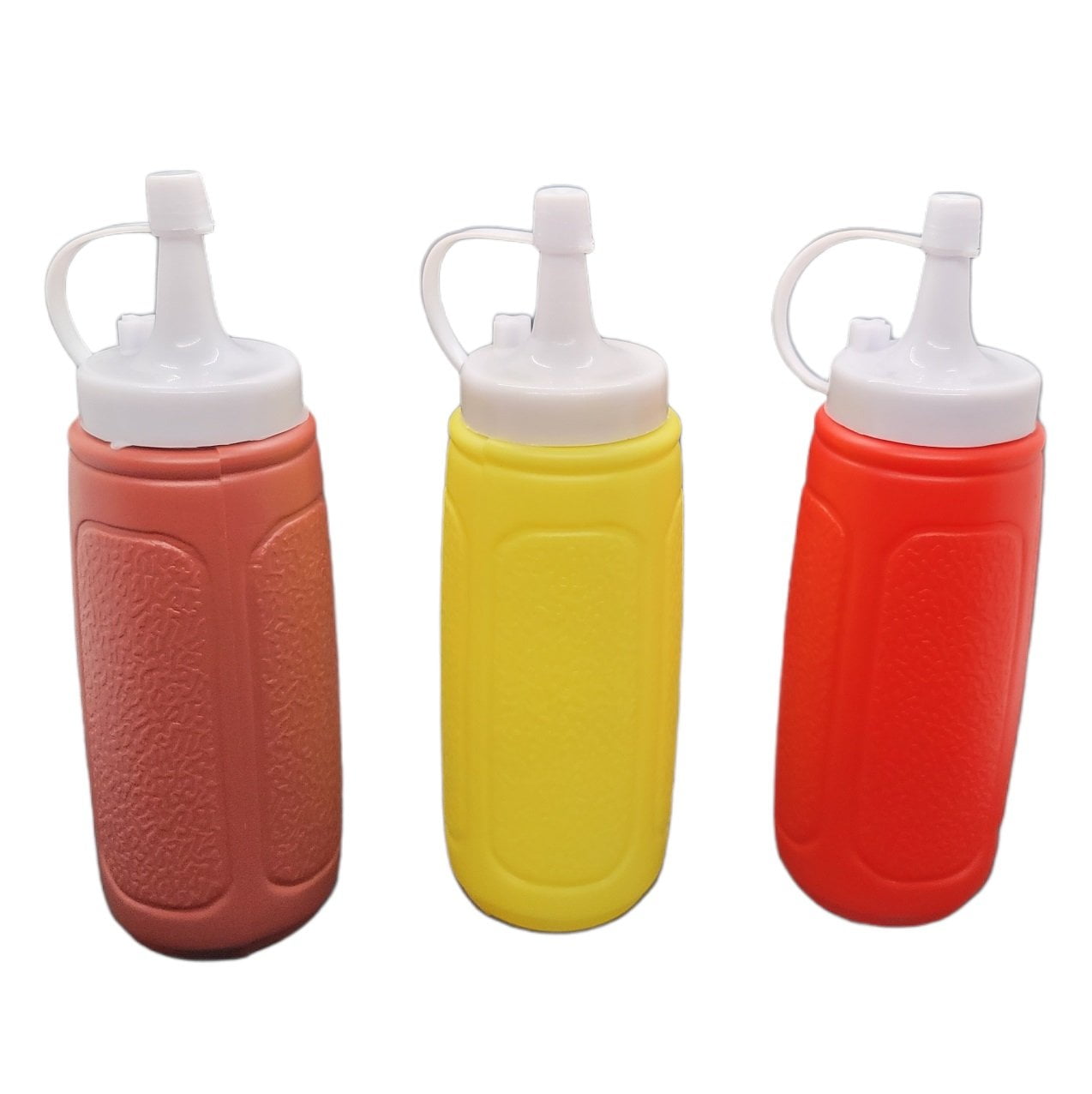 Details about   4pcs Plastic 8 Oz Red Tip Cap Squeeze Bottle Condiment Ketchup Mustard Dispenser