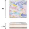thumbnail image 3 of FMSHPON Graffiti Pattern Set of 4 Coaster for Drinks, Absorbent Ceramic Stone Coasters Cup Mat with Cork Base for Home Kitchen Room Coffee Table Bar Decor, 3 of 4