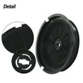 thumbnail image 3 of MYG Filtre à Charbon Actif Rond 190mm pour Hottettes, Noir, Compatible avec Divers Modèles, Améliore la Qualité de l'Air, Réduit les Allergènes, Remplacement Facile Tous les 3 Mois, 3 of 10