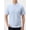 Blue, variant on Boys Polo Shirt Short Sleeve Textured Knit Casual Golf Polo Top for Kids 8-12 Years