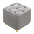 thumbnail image 1 of simhoa Foot Stool Change Shoe Stool Stylish Foot Rest for Home Living Room Entrance gray, 1 of 8