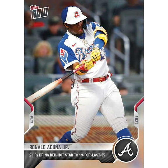 MLB 2021 Ronald Acuna Jr Trading Card #78