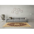 thumbnail image 3 of Ahgly Company Indoor Rectangle Medallion Brown Traditional Area Rugs, 5' x 8', 3 of 4