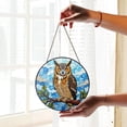 thumbnail image 4 of Stained Glass Owl Sun Catcher Hanging Ornament for Nature Lovers Gifts 1859683078 8520, 4 of 4