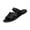 Black, variant on Commforr Summer Sandals, Walking Sandals Women, Comfortable Sandals for Women, Women's Dressy Flat Sandals, Open Toe Beach Slide Sandals with Non-Slip Rubber Sole for Summer Shoes, Brown, 6