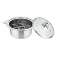 thumbnail image 3 of Olla caliente divisora Shabu, olla china de doble cara, estufa de inducción, olla de gas portátil, utensilios de cocina, olla para fiesta, cocina en 18cm con tapa mayimx Ollas Calientes Divididas, 3 of 9