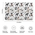 thumbnail image 3 of Schnauzer Dogs with Paw Bathroom Rugs Mat,Non Slip Microfiber Bathroom Rug,Rubber Backing,Soft Bathroom Mats for Bathroom Floor,Tub and Shower,17x27in(43x68cm), 3 of 5