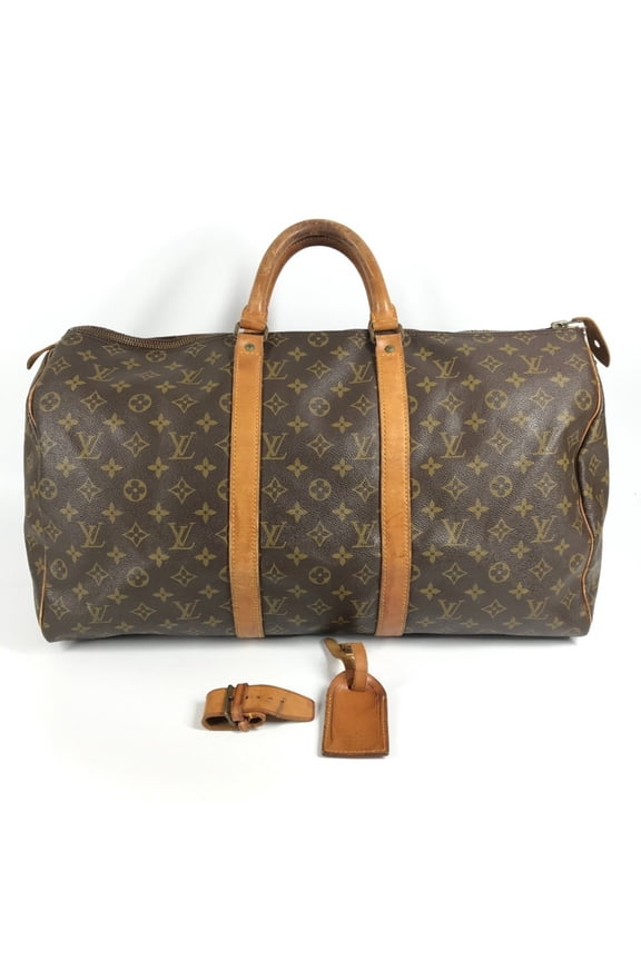 Pre-Owned LOUIS VUITTON M41426 Monogram Keepall 50 (Old Model) Travel Bag, Handbag, Boston...