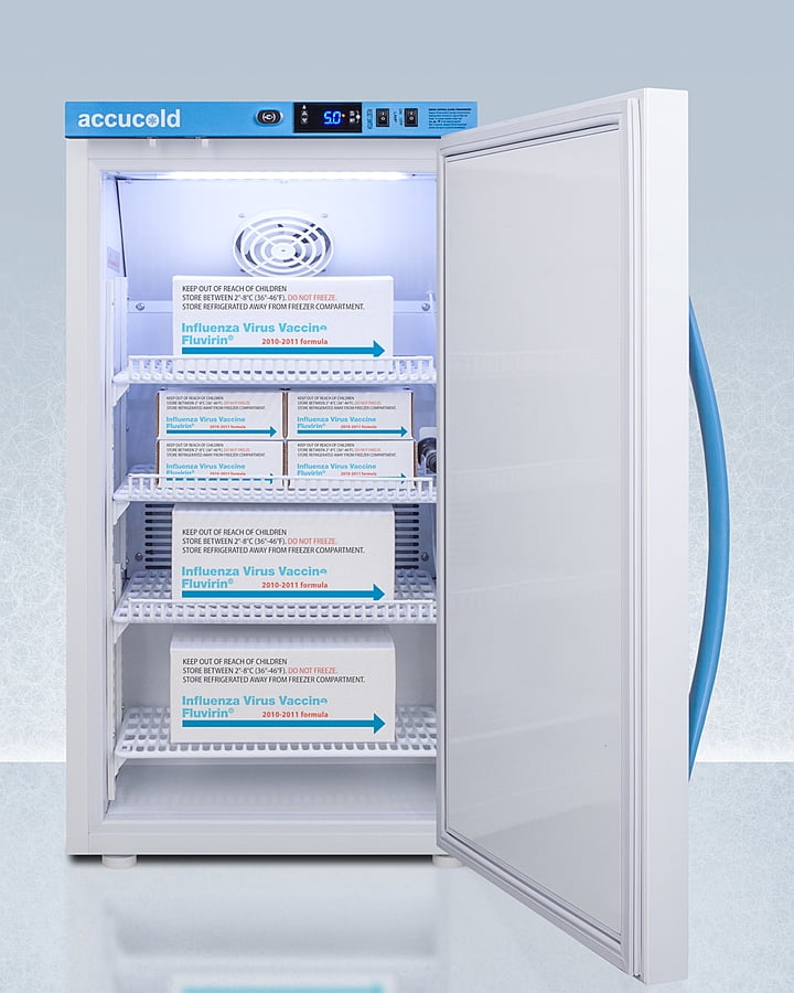 3 Cu.Ft. Counter Height Vaccine Refrigerator with Solid Door & Digital Data Logger