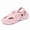 Pink, variant on Streetwear style EVA clogs, adjustable reversible sandals, breathable summer slippers with a "walking on clouds" feel.