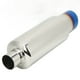 thumbnail image 3 of Muffler de Escape, Resonador de Escape de Acero inoxidable de 2 Pulgadas de 3 Pulgadas Profesional Para Automóvil, 3 of 7