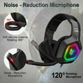 thumbnail image 3 of ONIKUMA K10 Gaming Headset,Professional Noise Cancelling Wired Gaming Headphone, 7.1 Channel Stereo Surround, 3 of 11