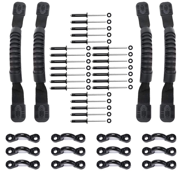Asa De Transporte Para Kayak, Accesorio Para Kayak, Canoa, Barco, Montaje Lateral, Asa De Transporte, Asas De Goma, Accesorios De Repuesto, Kit De Herramientas Advancent VI011425-00