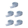 thumbnail image 3 of Injueey Bling Pegatinas Cinta Recortar Resina Cristal Decoración Apliques Artesanía Ligero Fijar Decoración Perlas Taladro Tira para Automóvil Adorno Azul claro 1 yarda 0.5 cm de ancho 5piezas Injueey CBP332312, 3 of 5