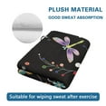 thumbnail image 4 of Yuyamidu Hippie Dragonfly Golf Towel Flowers Cleaning Cloth Accessories to Clean Golf Balls Clubs Golf Gifts for Women, 4 of 7