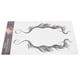 thumbnail image 3 of Tatuajes para el cabello con bordes para mujer, pegatinas para el cabello, resistentes al agua, pegatinas para el cabello falso, ED-07, 3 of 14