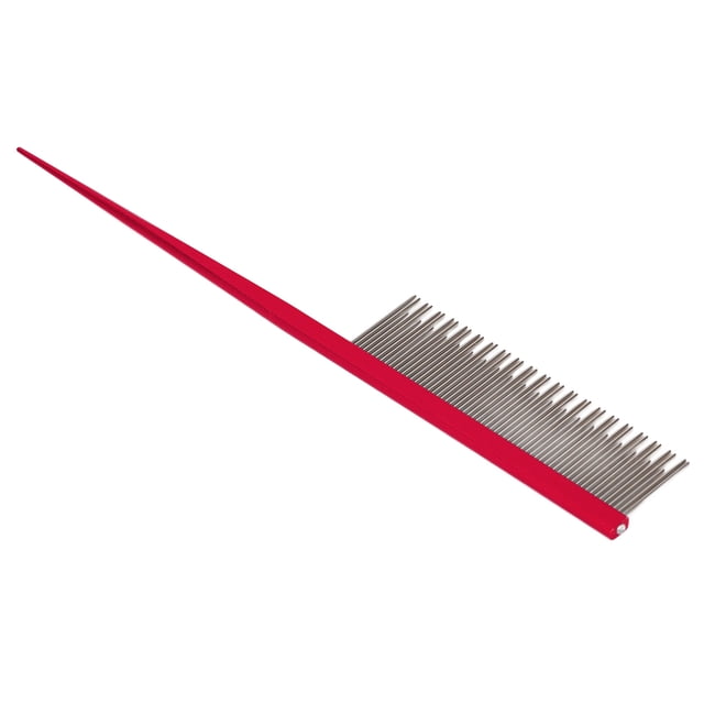 Ccdes Pet Hair Comb, Static Free Dog Comb With Long And Short Stainless Steel Teeth For Long Short Haired Dogs And Cats
