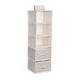 thumbnail image 3 of Organizador de armario colgante con cajones, estante colgante plegable y transpirable para dormitorio 5 capas, 3 of 7