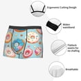 thumbnail image 6 of Balery Colorful Donut Men's Boxer Briefs, Soft and Breathable Cotton Underwear with nylon Waistband-Large, 6 of 9