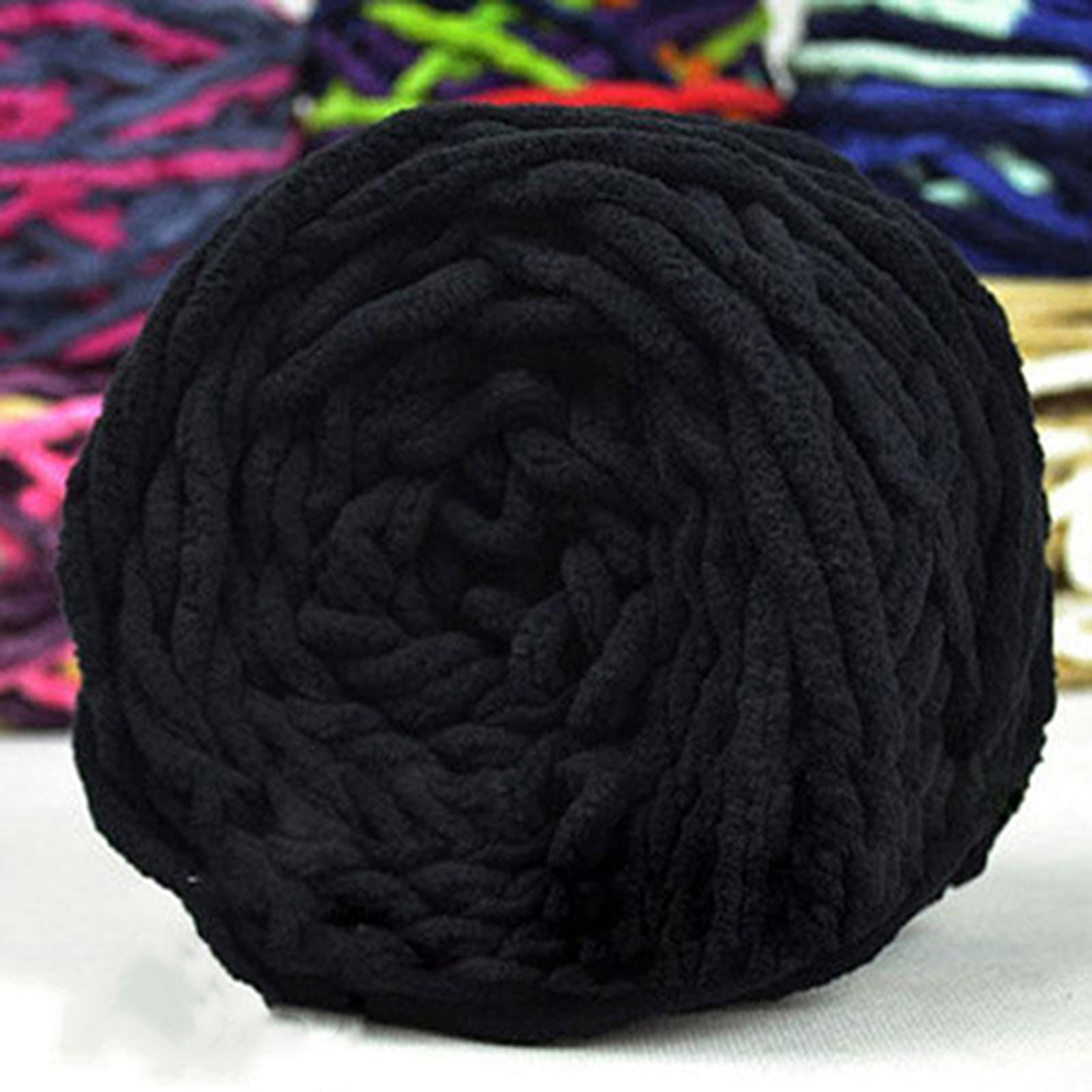 Bobasndm Chunky Yarn Super Soft Acrylic Bulky Washable Hand Knitting Yarn for DIY Blanket Scarf Sweater