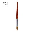 thumbnail image 3 of Vogacara Cepillo de uñas profesional Redwood dibujo pedicura accesorio ligero duradero con ingenioso diseño Nails Art Kit herramienta de manicura Juegos de manicura estilo24 Vogacara CE011812-09B, 3 of 6