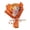 Orange, variant on Ruanlalo Handmade Crochet Flower Bouquet Small Puff Wildflowers Bouquet Birthday Anniversary Gifts for Mom Wife Best Friend Girlfriend