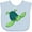 Blue, variant on Inktastic Sea Turtle with swirls Boys or Girls Baby Bib