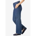 thumbnail image 2 of Woman Within Plus Size Tall Stretch Denim Wide-Leg Five-Pocket Jeans, 2 of 6