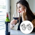 thumbnail image 4 of Advancent Juego de 2 tapones para botellas de vino y cerveza de acero inoxidable de alta dureza y resistentes a la oxidación. Barra de herramientas, 4 of 6