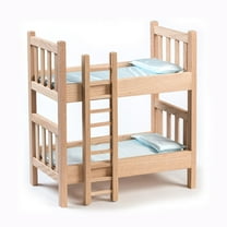 Eli & Mattie Amish Made Oak Bunk Beds Fully Assembled for 18 inch Dolls