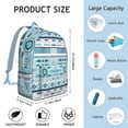 thumbnail image 5 of Traditional Bohemian Backpack Unisex, Spacious Boho Bookbag with Front Zipper Pocket, Durable Daypack for College High School, Work Travel Vacation, Excellent Gift, 5 of 5