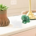 thumbnail image 3 of HONMEET 2Pcs Mini Elephant Table Decor Quartz Elephant Sculpture For Office Decor, 3 of 7