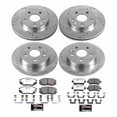 thumbnail image 3 of PowerStop Front and Rear Z26 Street Warrior Carbon-Fiber Ceramic Brake Pad and Drilled and Slotted Rotor Kit Fits: BUICK CHEVROLET SAAB Select Models K5523-26, 3 of 9
